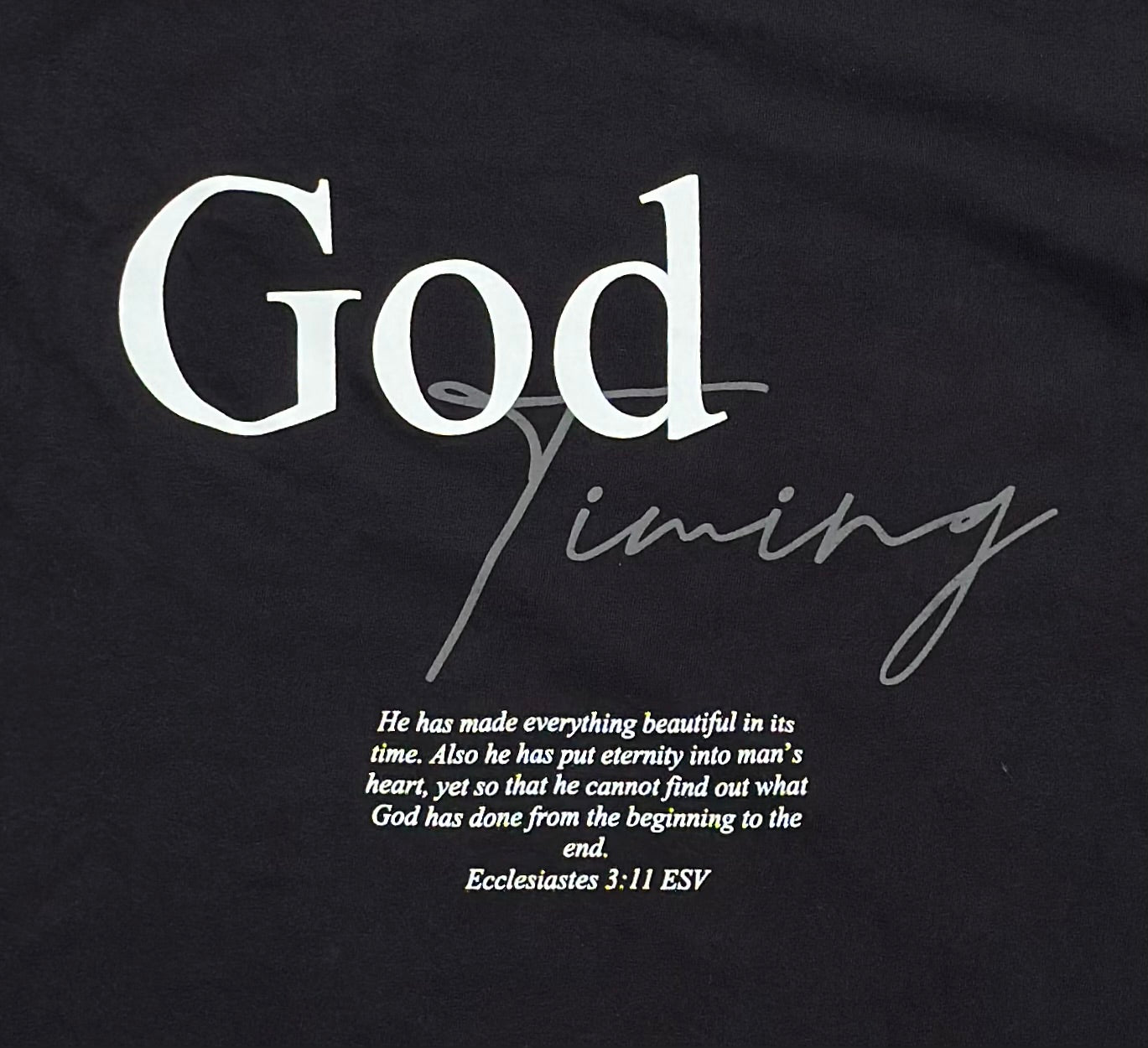 God Timing Longsleeve